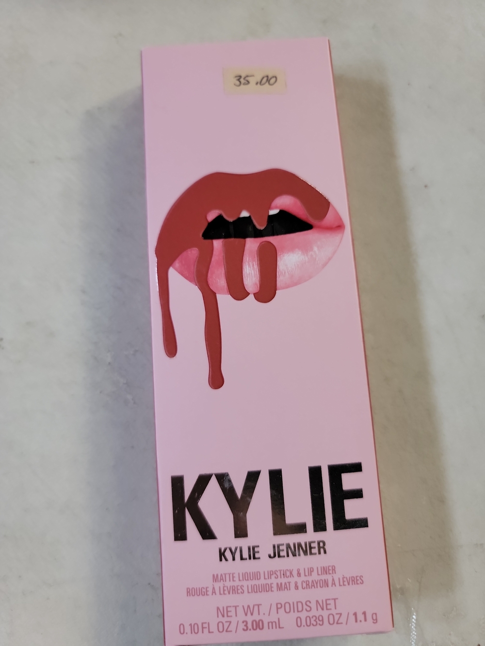 Matte Liquid Lipstick & Lip Liner - Pink Packaging, Mauve Shade